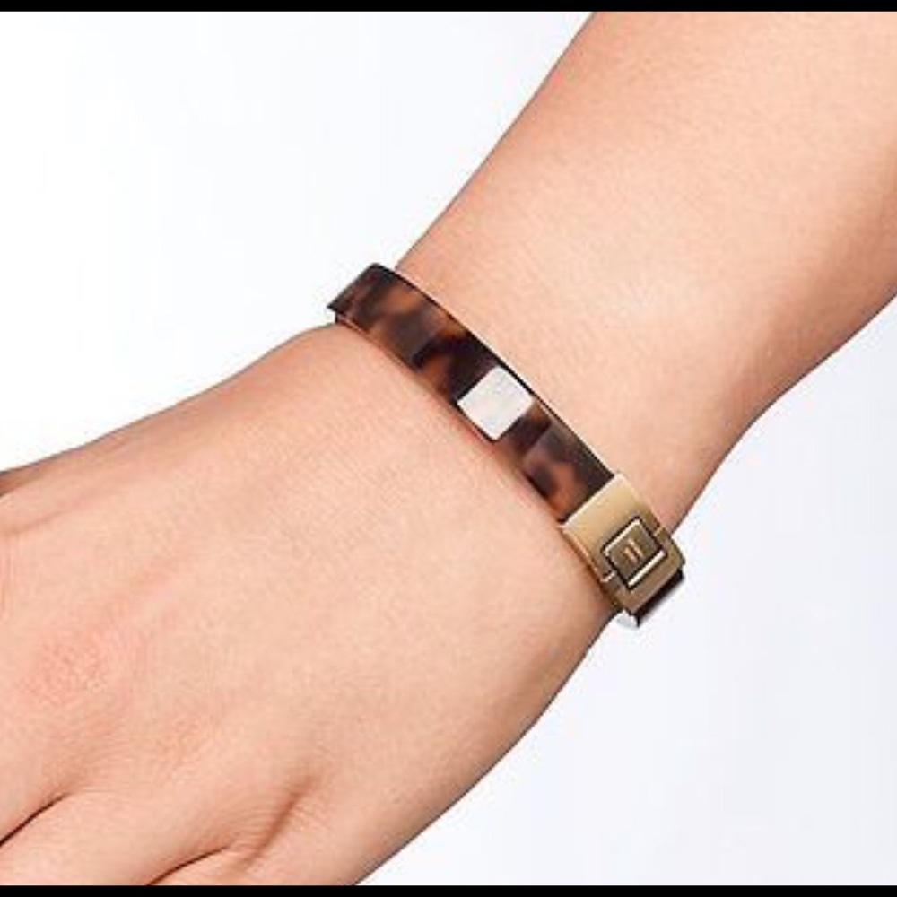 NWT Michael Kors Hinged Tortoise Shell Bracelet